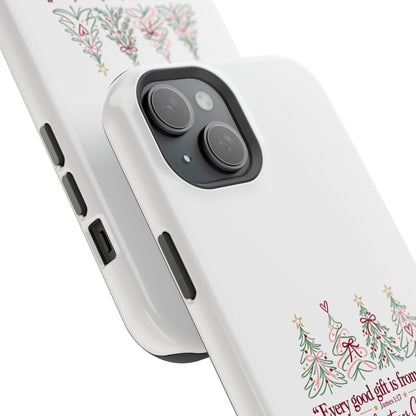 Christmas Grandma Phone Case — “Every good gift is from above” Magnetic Impact-Resistant Case