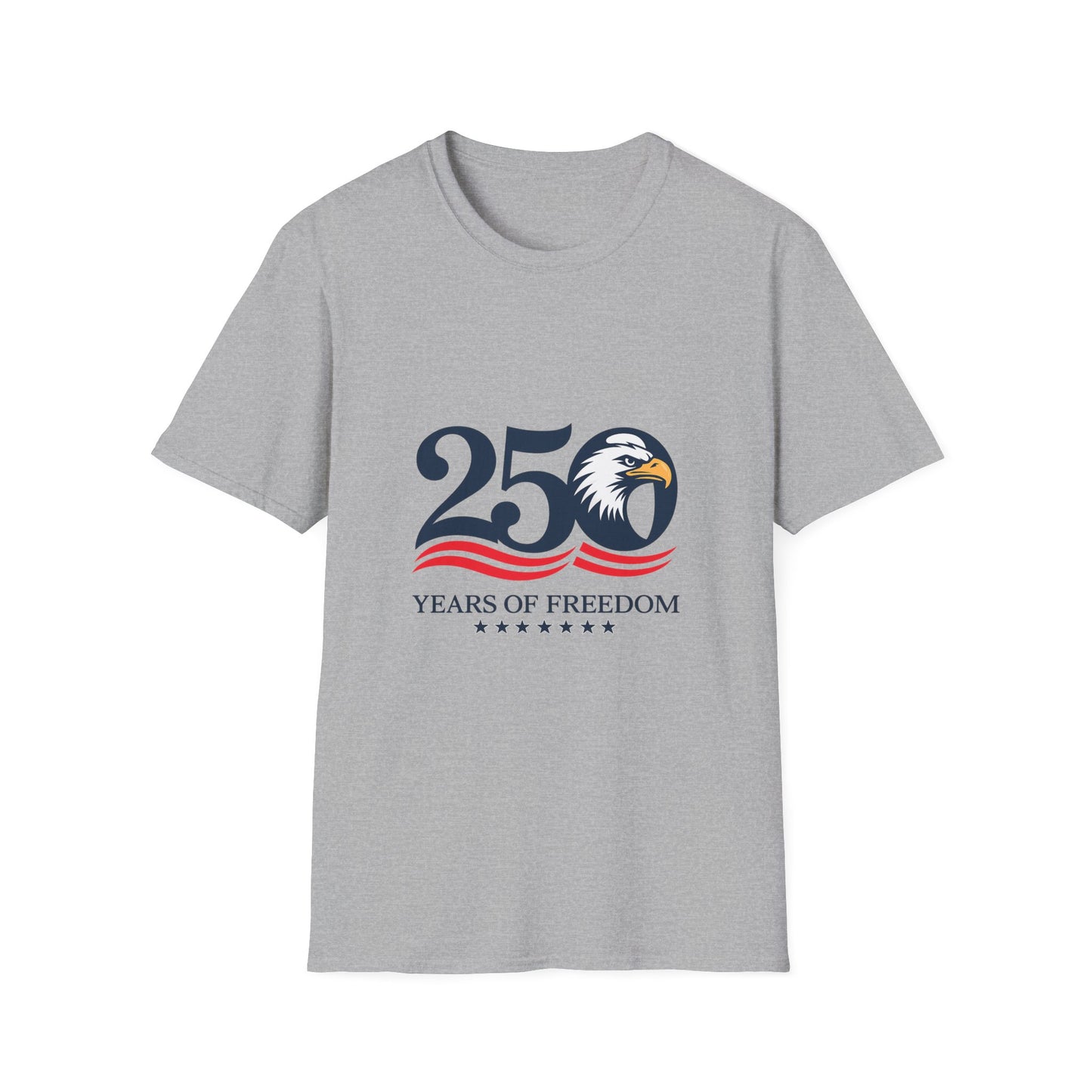 250 Years of Freedom T-Shirt — Patriotic Eagle Independence Day Tee