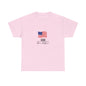 T-Shirt — American Flag "God Over Nation" Patriotic Faith Tee