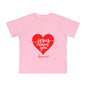 Baby T-Shirt "Jesus Loves You" Heart | Christian Infant Tee, Romans 5:8 Gift