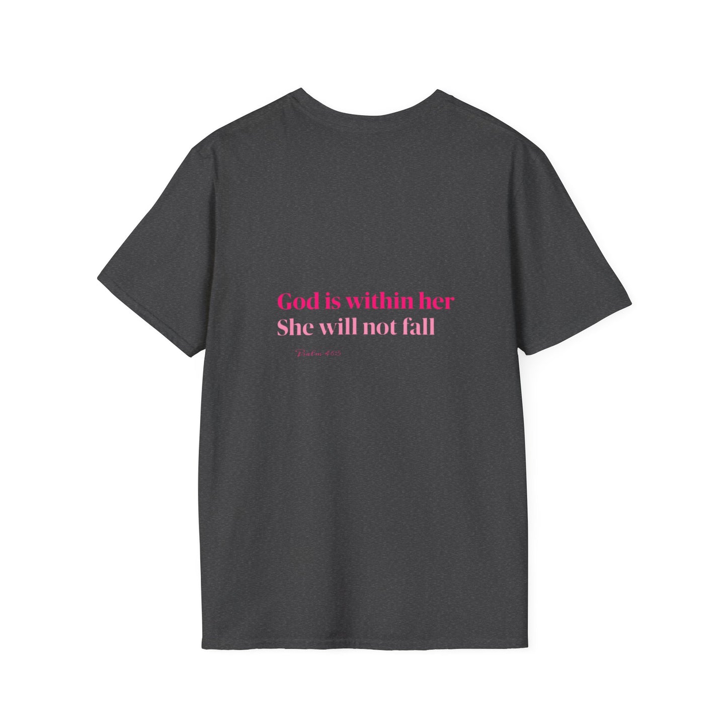 Christian Inspirational T-Shirt — “I am a child of God” Pink Scripture Tee