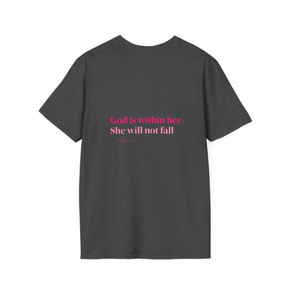 Christian Inspirational T-Shirt — “I am a child of God” Pink Scripture Tee
