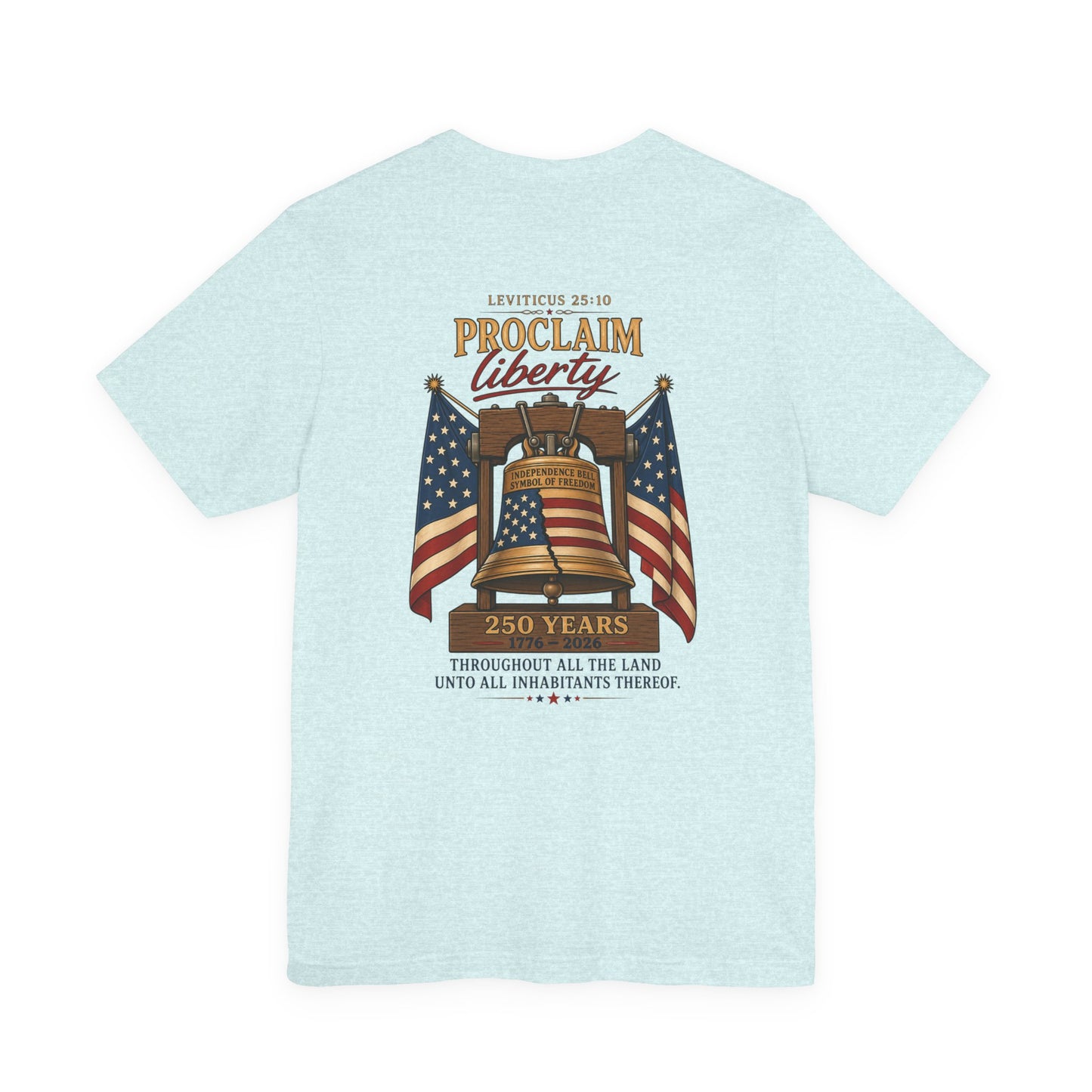 Leviticus 25:10 Tee – Minimalist Bible Verse Christian T-Shirt