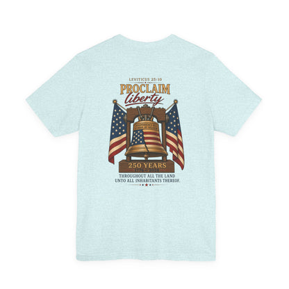 Leviticus 25:10 Tee – Minimalist Bible Verse Christian T-Shirt