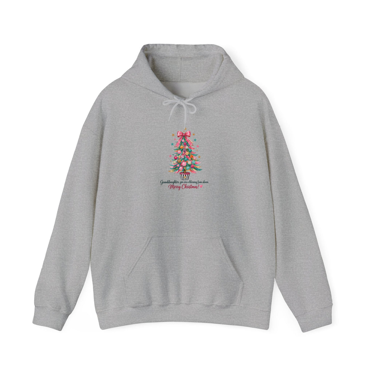 Christmas Tree Hoodie — 'Something evergreen, always close to me. Merry Christmas' Holiday Sweatshirt