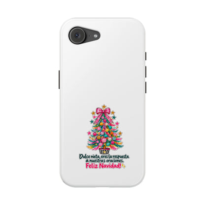 Spanish| Christmas Tree Phone Case - "Feliz Navidad" Spanish Holiday Magnetic Impact-Resistant Case