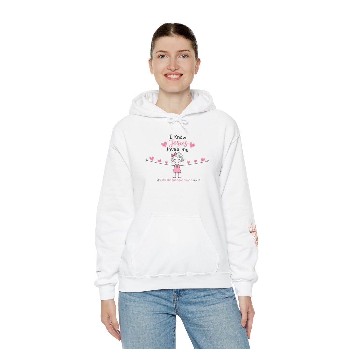 Christian Hoodie — "Be Still and Know" Inspirational Girls' Faith Sweatshirt