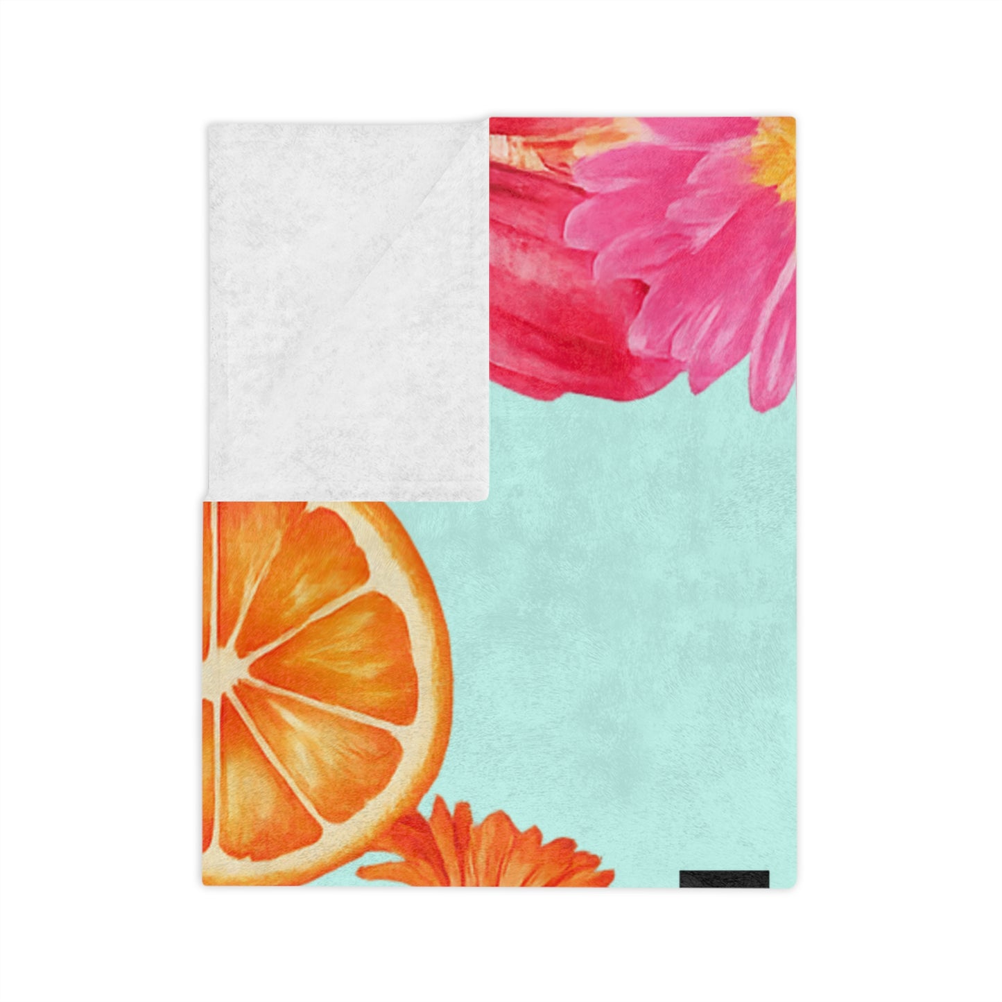 Faith Hope Love Floral Microfiber Blanket