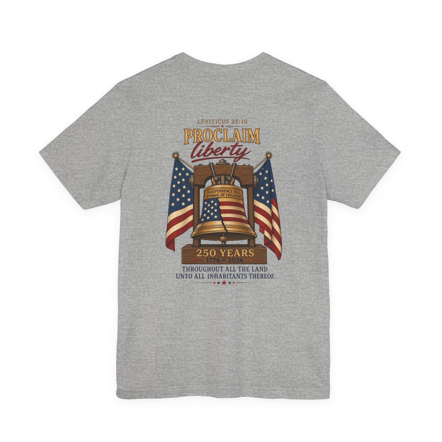 Leviticus 25:10 Tee – Minimalist Bible Verse Christian T-Shirt
