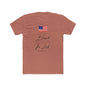 Blessed by the Lord American Flag T-Shirt — Psalm 55:12 Patriotic Christian Tee