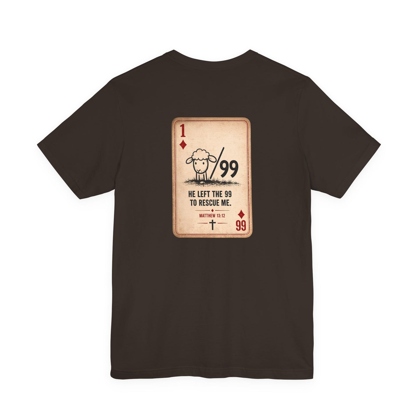 Rescued by One T-Shirt — Sheep Playing Card Design
