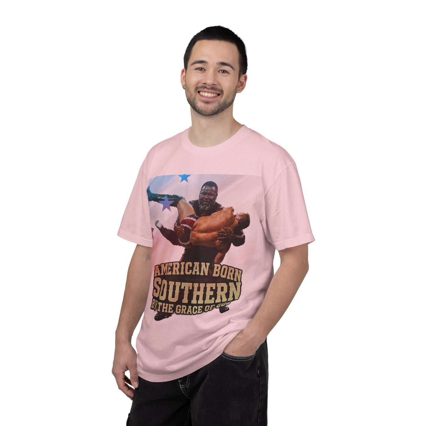 Southern Born T-Shirt — "American Born Southern by the Grace of God" Graphic Tee