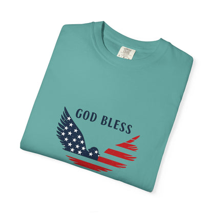 God Bless America Eagle T-Shirt — Patriotic USA Flag Tee