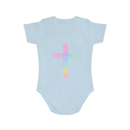 Baby Short Sleeve Bodysuit — "Baby" Text Infant Onesie