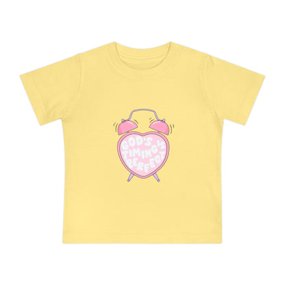 Baby T-Shirt — Pink "Child of God" Heart Alarm Design