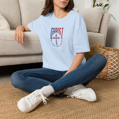 Patriotic 'Christ My Lord and Savior' T-Shirt