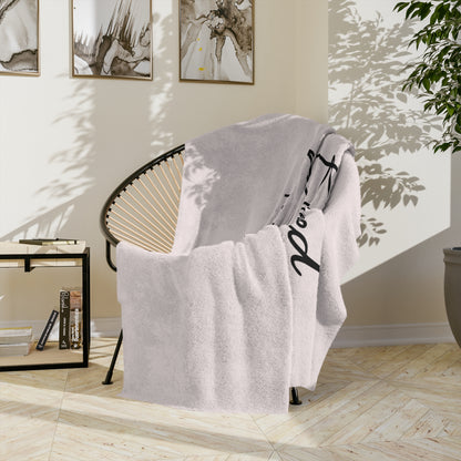 Blessed Psalm 33:12 Velveteen Blanket — Soft Christian Throw