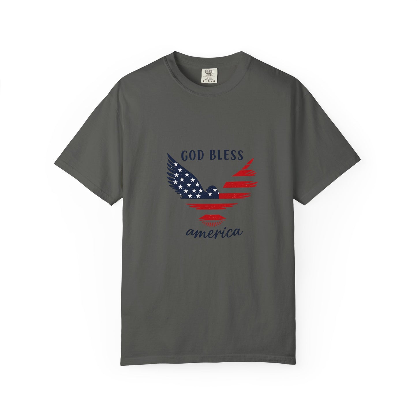 God Bless America Eagle T-Shirt — Patriotic USA Flag Tee