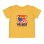 Tiny Patriot Toddler Tee – Cute American Flag 4th of July Shirt