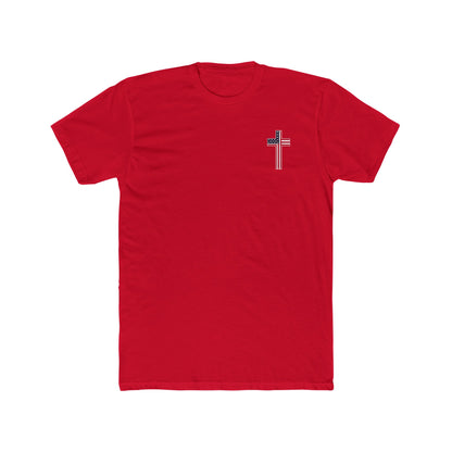 Holy Crab God Is Good T-Shirt — Christian Coastal Tee with Cross & Crab Design