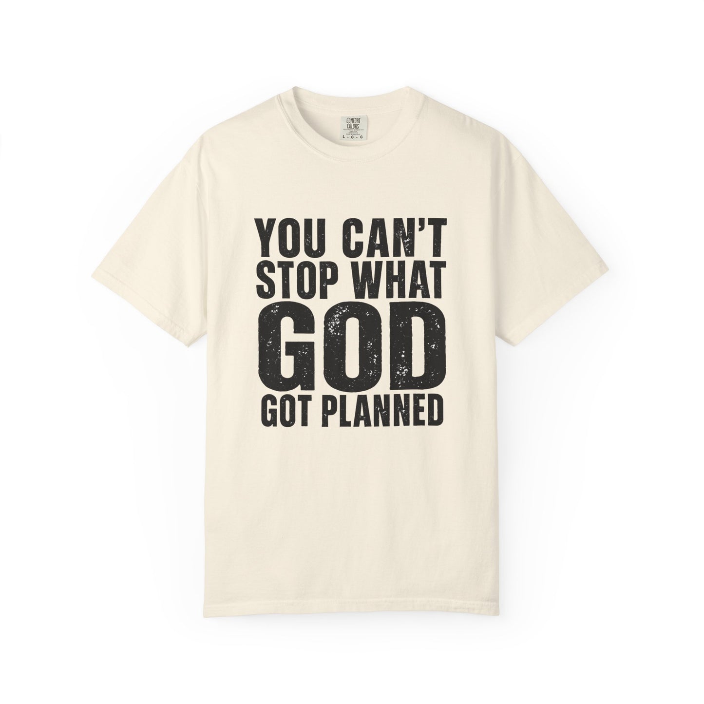 BIG FROST "You Can't Stop What God Got Planned" DOUBLE SIDED Print T Shirt