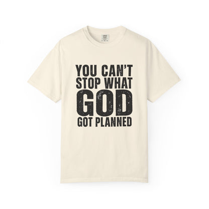 BIG FROST "You Can't Stop What God Got Planned" DOUBLE SIDED Print T Shirt