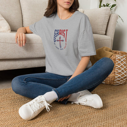 Patriotic 'Christ My Lord and Savior' T-Shirt
