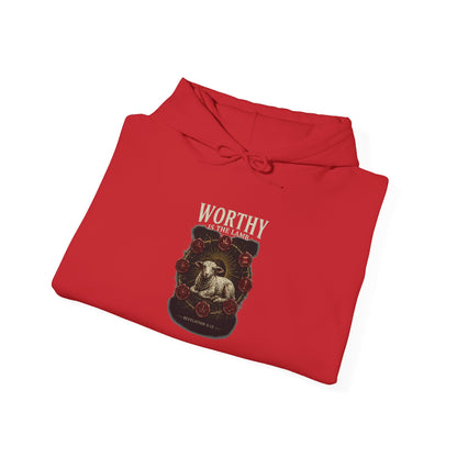 Worthy of the Lamb double print Hoodie – Christian Sheep & Roses Gospel Pullover