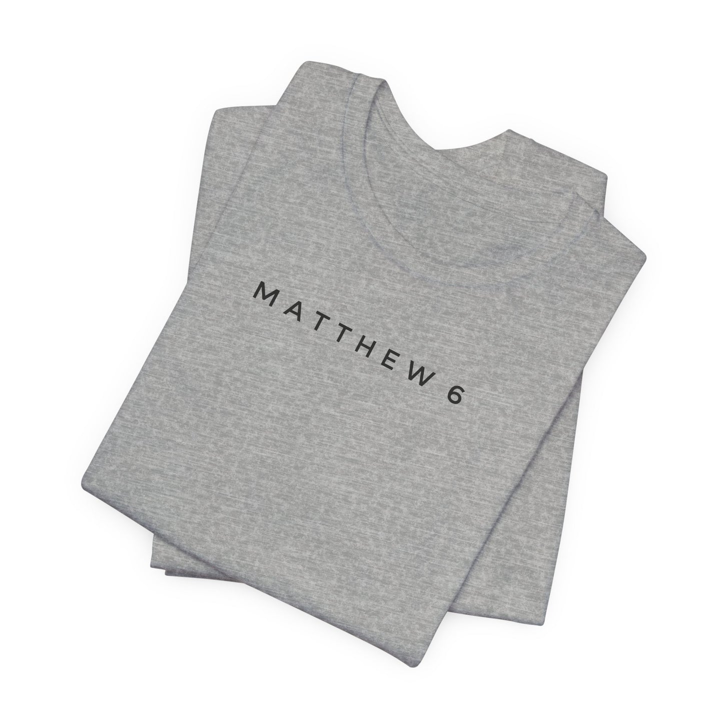Matthew 6 Prayer Cross Tee — Our Father Lord's Prayer Christian T-Shirt