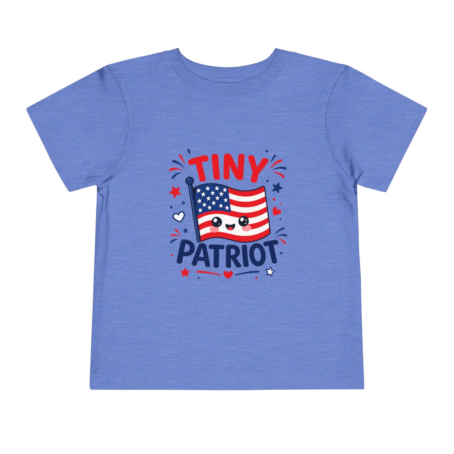 Tiny Patriot Toddler Tee – Cute American Flag 4th of July Shirt