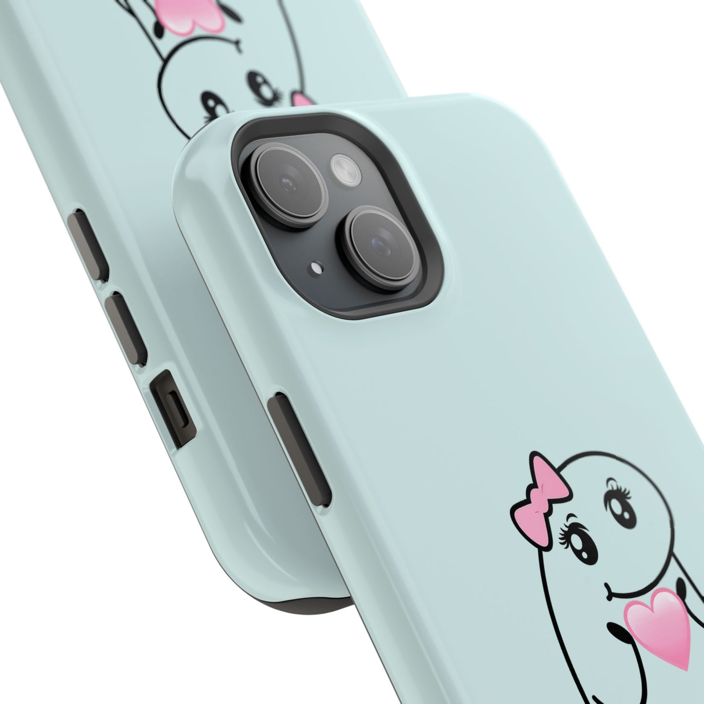 Christian Cute Heart Phone Case — "I Know Jesus Loves Me So Much" Magnetic Impact-Resistant Case