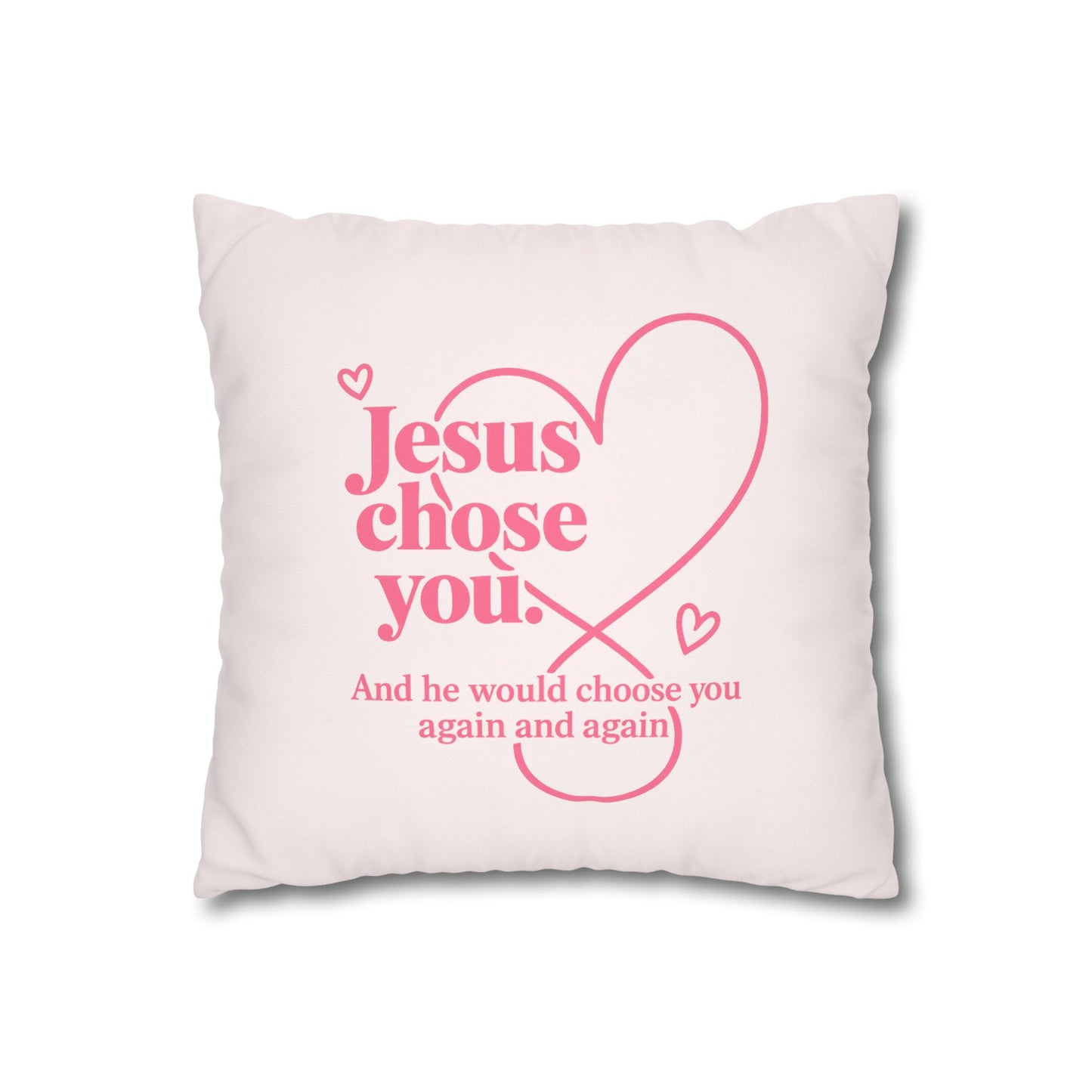 Christian Decorative Pillowcase — "Riding with Jesus & a Full Tank of Faith" Car Design