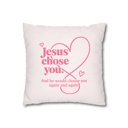 Christian Decorative Pillowcase — "Riding with Jesus & a Full Tank of Faith" Car Design