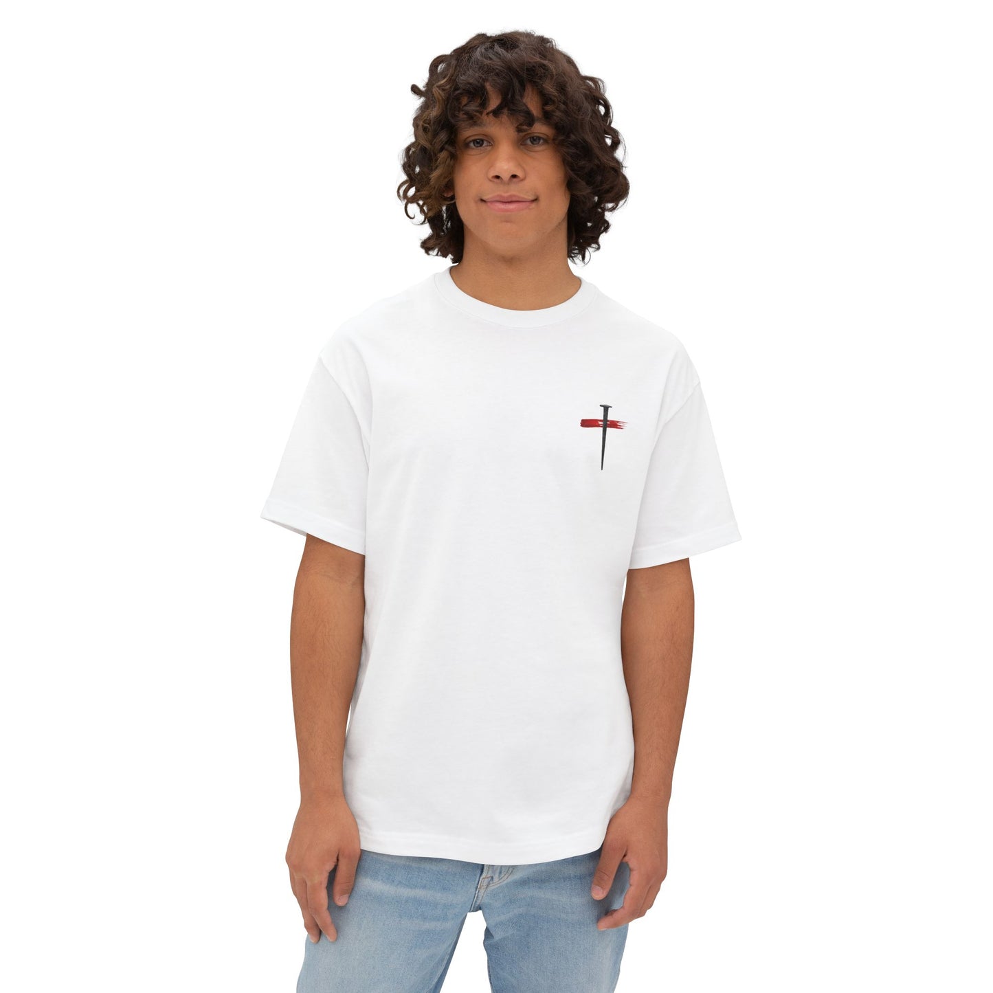 UNISEX BOXY TEE John 14:8 Faith Tee — “If God Is All You Have, You Have All You Need” Oversized TEE