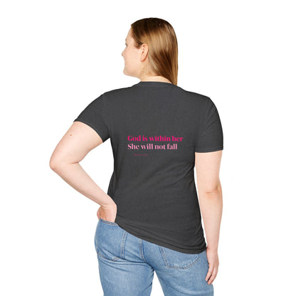 Christian Inspirational T-Shirt — “I am a child of God” Pink Scripture Tee