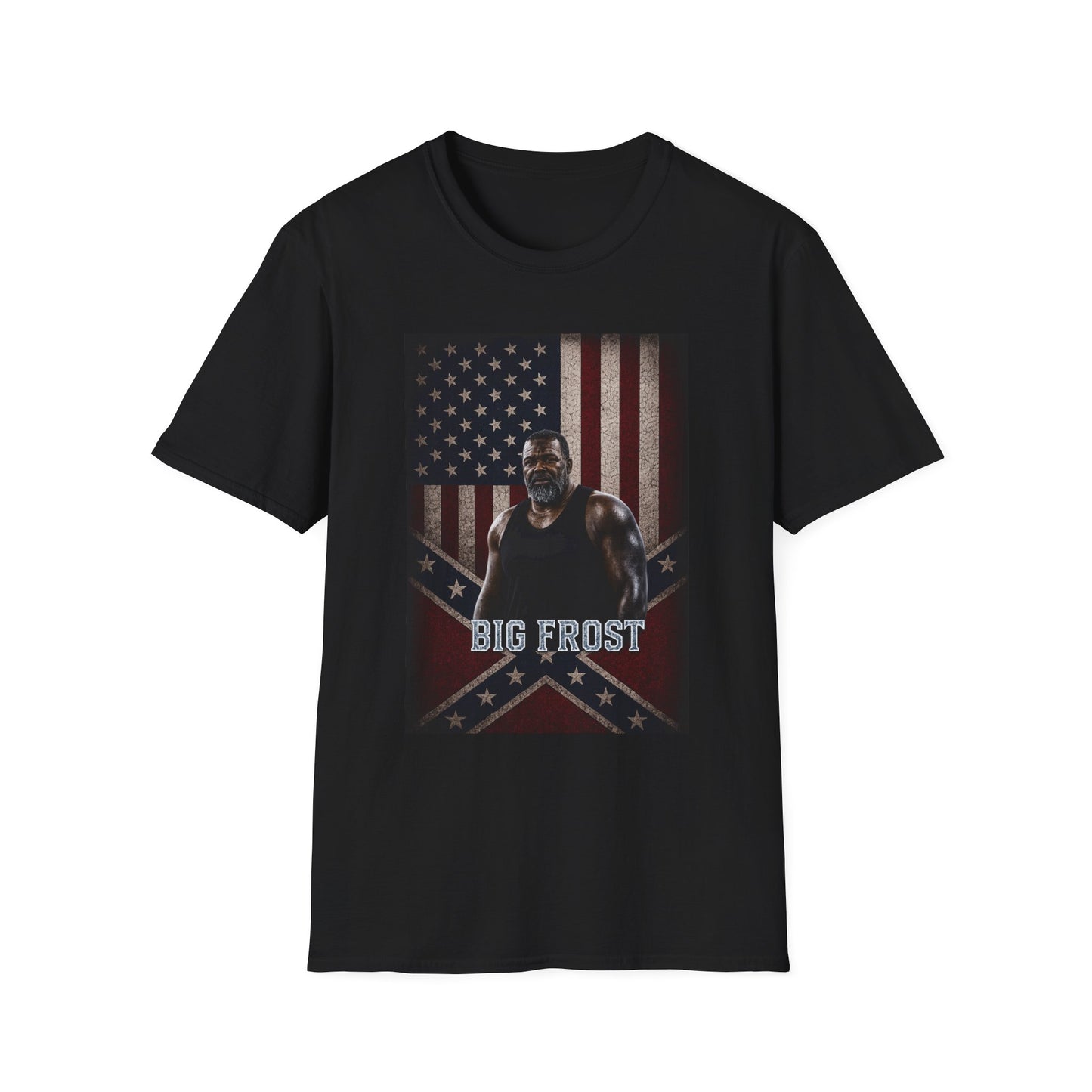 Big Frost "American by Birth, Southern by the Grace of God" DOUBLE SIDED PTINT T-Shirt