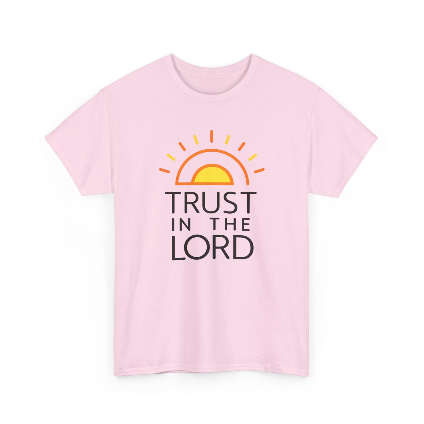 Trust in the Lord T-Shirt — Christian Sunrise Faith Tee