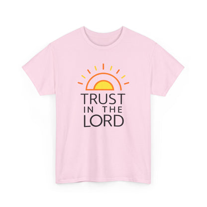 Trust in the Lord T-Shirt — Christian Sunrise Faith Tee