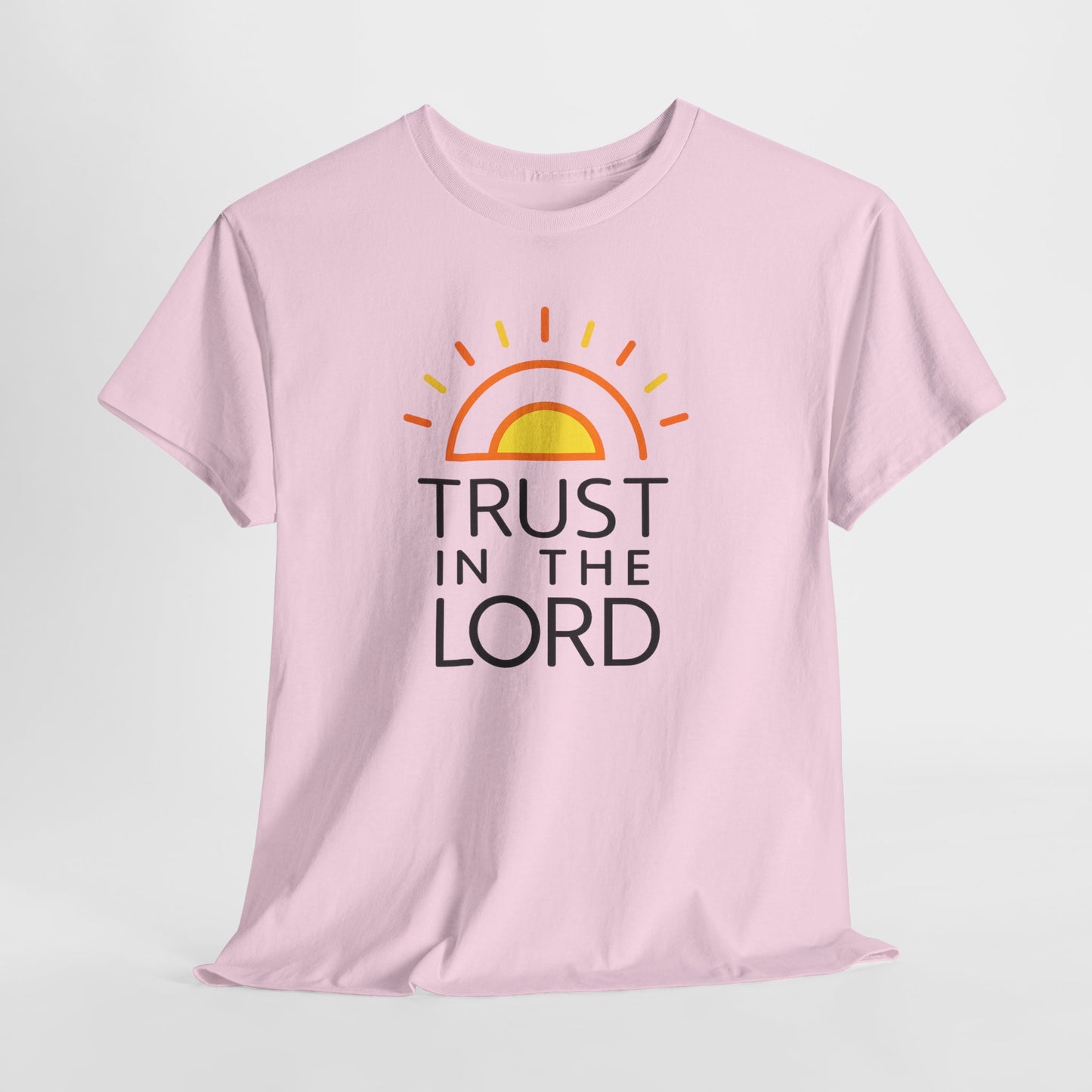 Trust in the Lord T-Shirt — Christian Sunrise Faith Tee