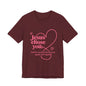 Jesus Chose You Heart Tee — Christian Faith Inspirational T-Shirt