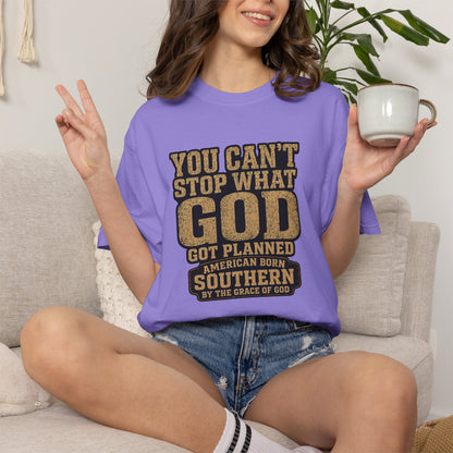 BIG FROST You Can't Stop What God Got Planned DOUBLE SIDED PRINT Tee