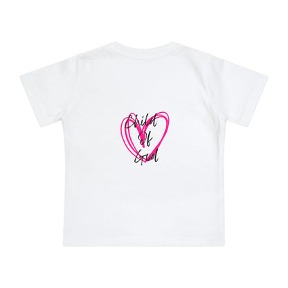 Baby T-Shirt — "My Cup Overflows With Blessings" Christian Infant Tee (Psalms 23:5)