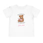 Toddler Tee — "Spend Quality Time with Jesus Today!" Bear Christian Kids Shirt