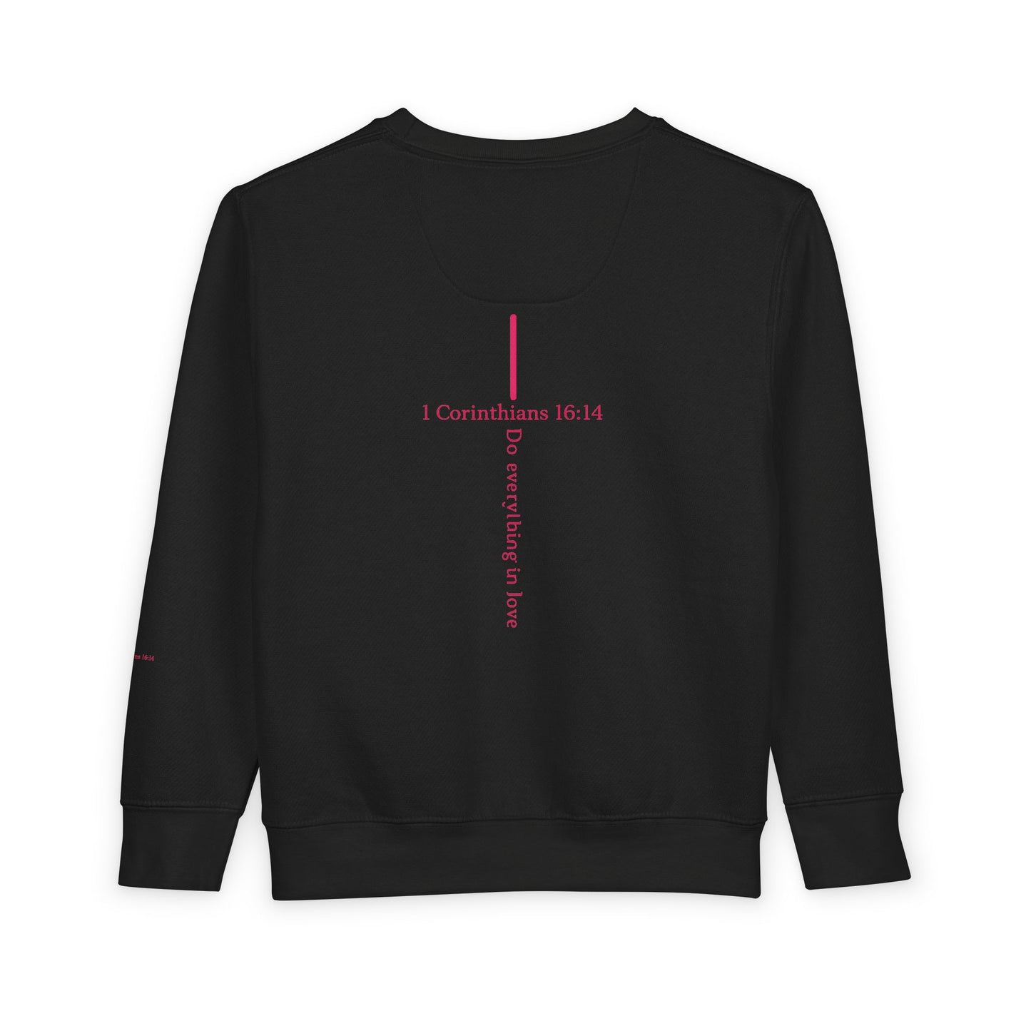 Toddler Sweatshirt — "I Roll With Jesus" Christian Toddler Tee