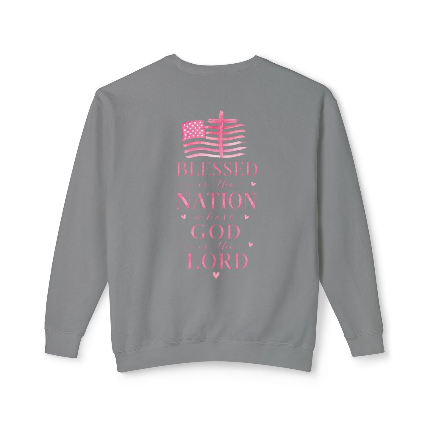 I Can Do All Things Crewneck Sweatshirt — Christian Faith & Patriotic Blessings Design