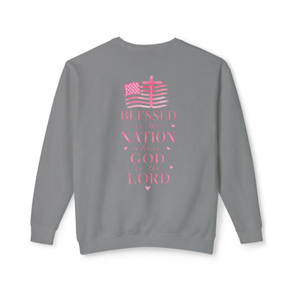 I Can Do All Things Crewneck Sweatshirt — Christian Faith & Patriotic Blessings Design