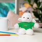 Jesus Rainbow Tee Teddy Bear - Plush Stuffed Animal with Faith Shirt