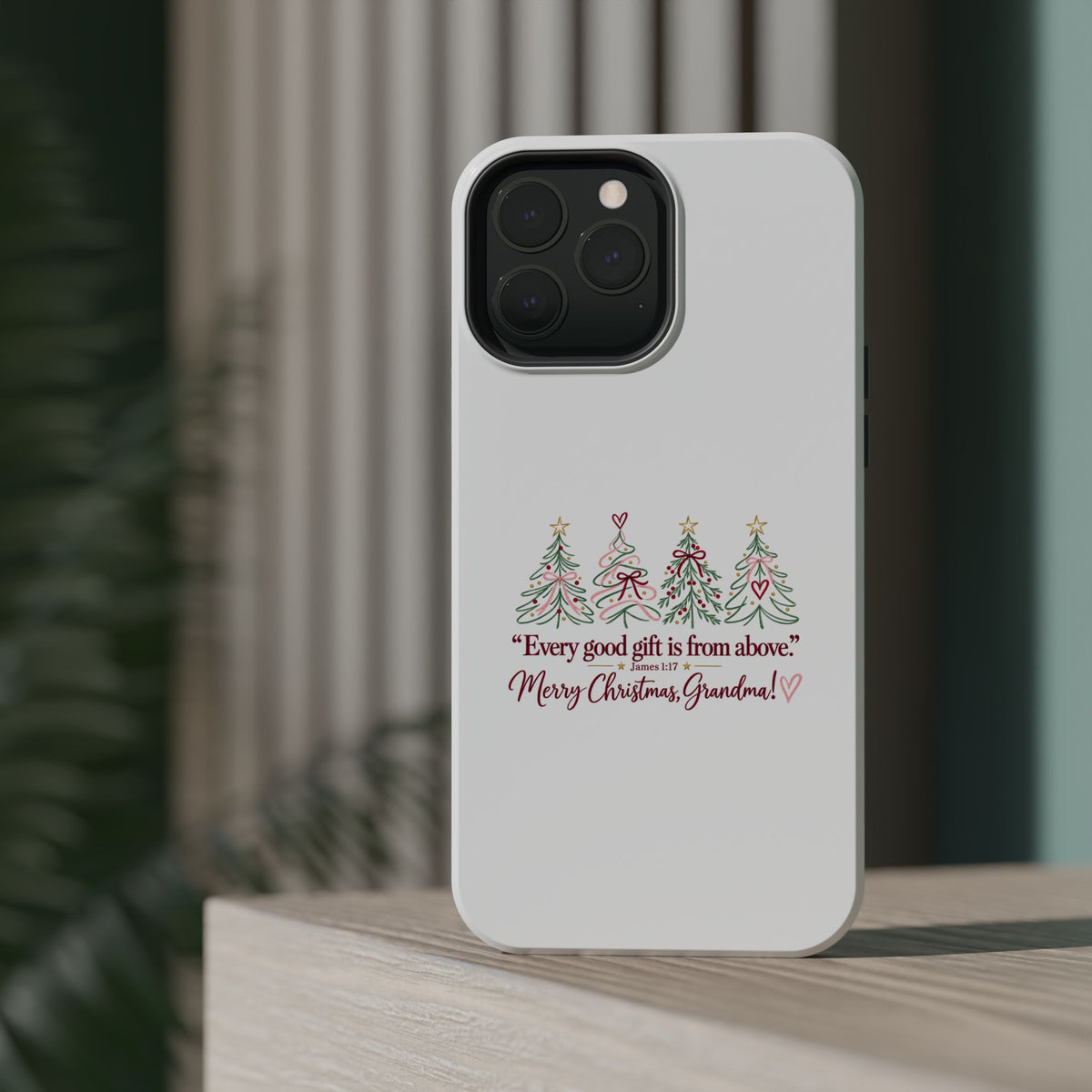 Christmas Grandma Phone Case — “Every good gift is from above” Magnetic Impact-Resistant Case