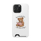 Phone Case — "Spend Quality Time with Jesus Today" Teddy Card Holder