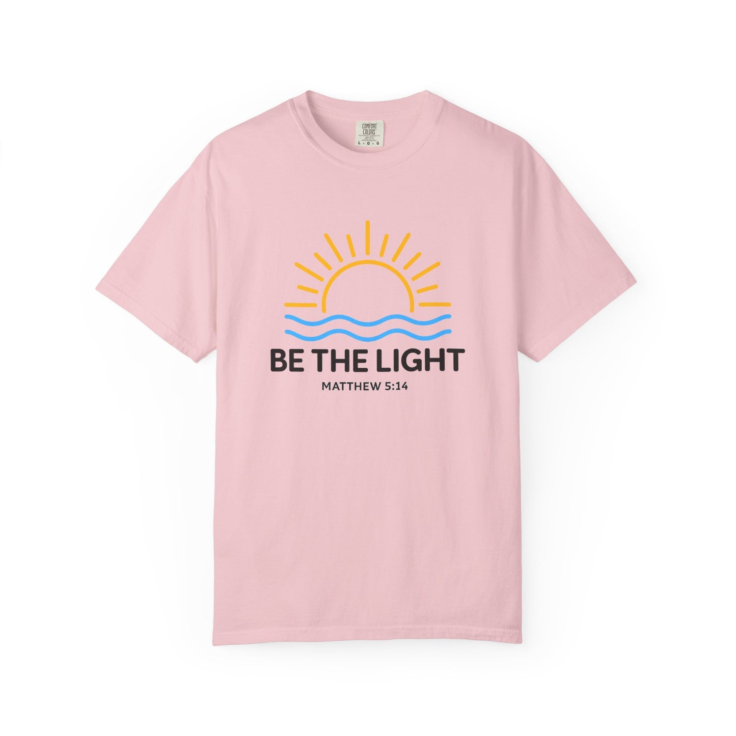 Be The Light T-Shirt — Christian Faith Tee (Matthew 5:14)